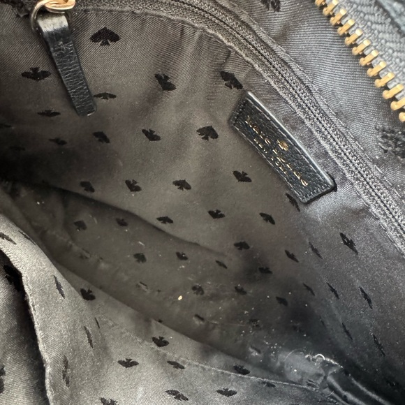 Kate Spade Black crossbody w/ tassel - Picture 3 of 5